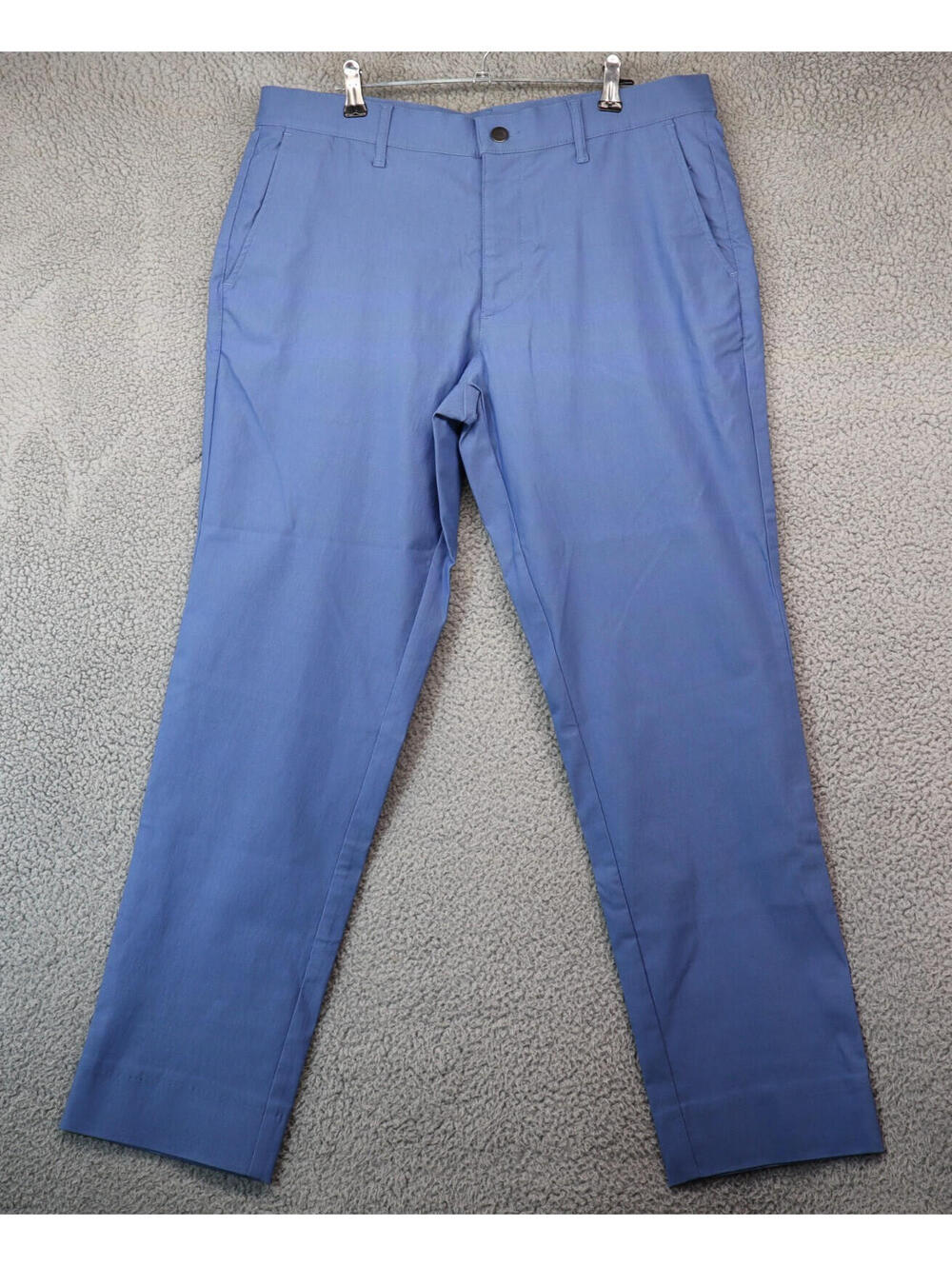 Mizzen + Main Men Blue Pants 34x29 Performance Chinos MiUSA